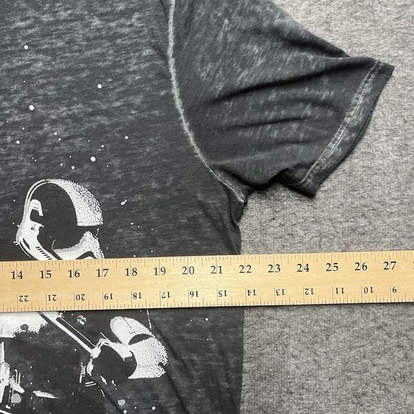 Disney Parks Star Wars Sheer T Shirt Men's Size Large Gray Stormtrooper - Picture 4 of 5